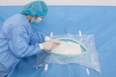 C-Section Fluid Collection Pouch Surgical Incision Transparent PE Film
