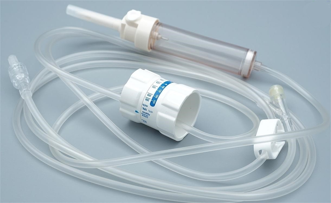 IV Flow Regulator IV Giving Disposable Infusion Set With Micro Filter